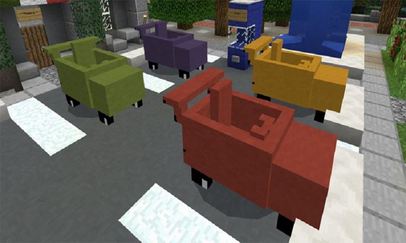 Mod Mine-Cars for MCPE截图3