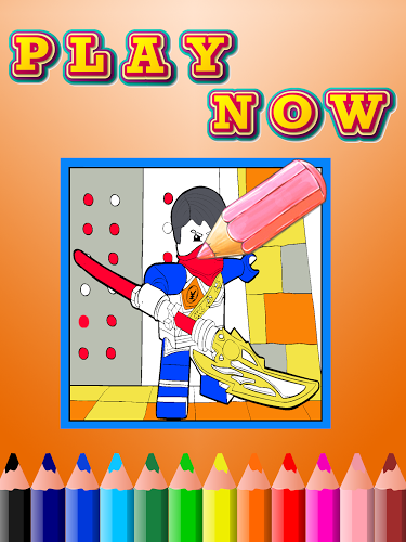 Ninja Hero Coloring截图2