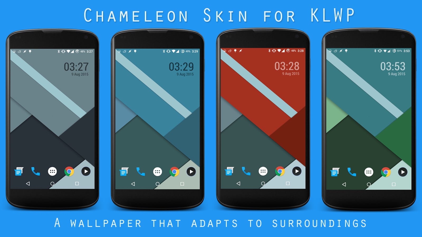 Chameleon Plugin - KLWP动态桌面截图2