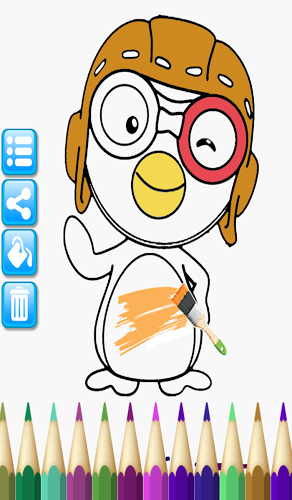 Coloring Book Penguin Pororo截图1