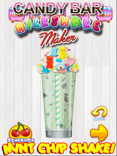 Candy Bar Milkshakes Kids FREE截图3