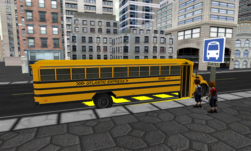 Schoolbus Driving Simulator 3D截图2