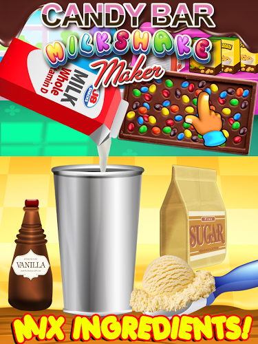 Candy Bar Milkshakes Kids FREE截图5