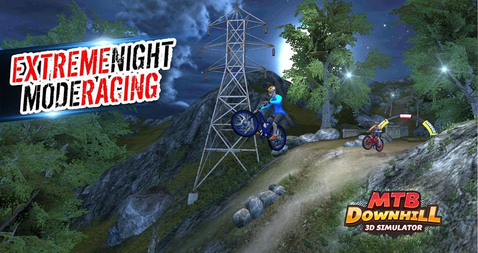 MTB Downhill 3D Simulator截图2