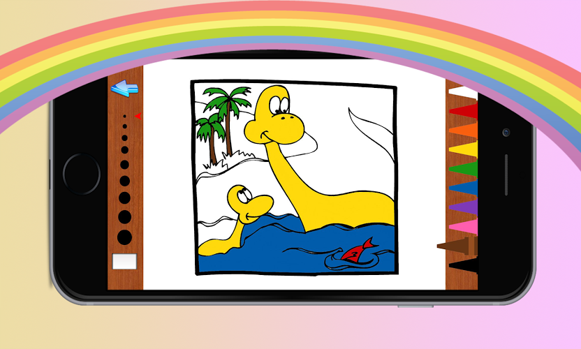 Dinosaur Coloring Book for Kid截图4