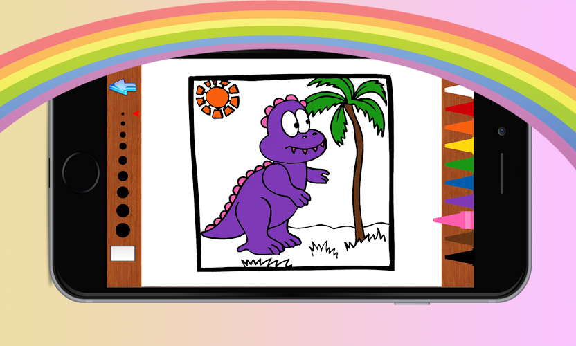 Dinosaur Coloring Book for Kid截图2