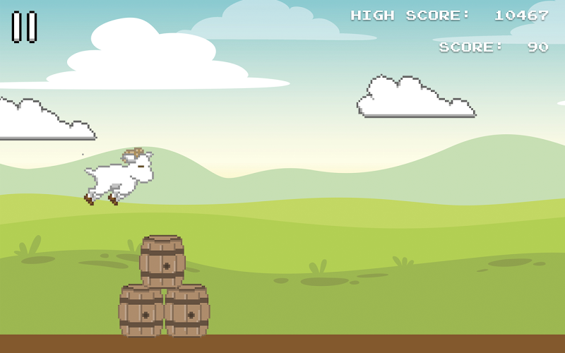 Hopsy Goat – 2D Jumping Game截图3