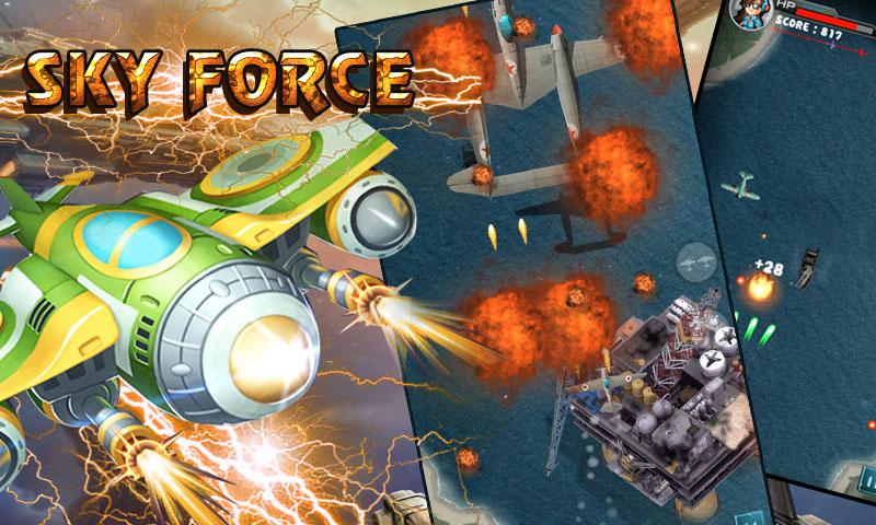 Galaxy Sky Force Shooter截图1