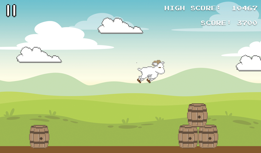 Hopsy Goat – 2D Jumping Game截图5