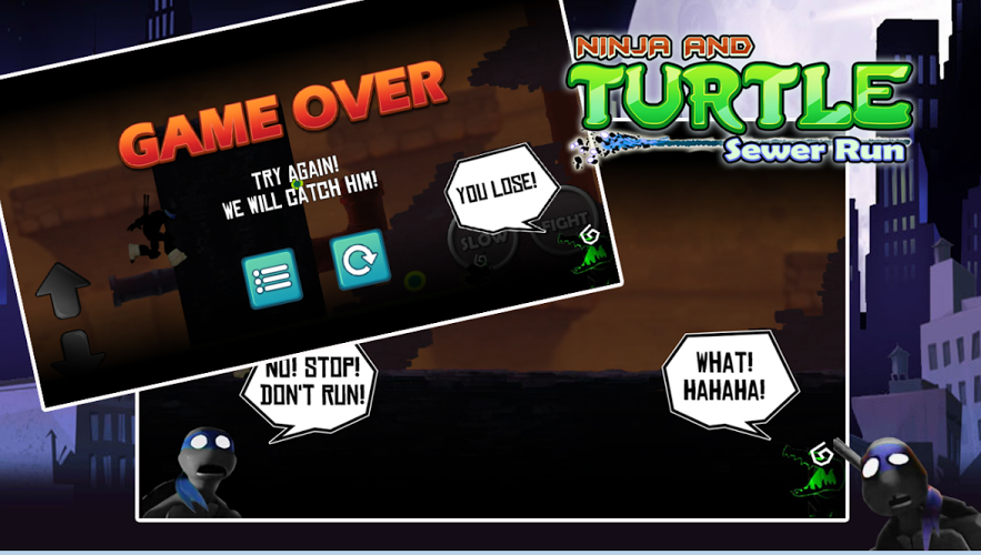 Turtles Shadow Ninja Sewer Run截图2