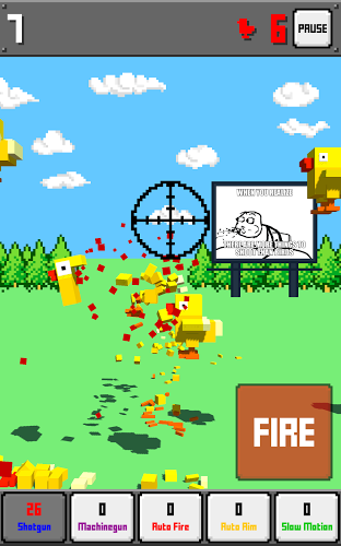 Snipy Bird - Fun Pixel Shooter截图3