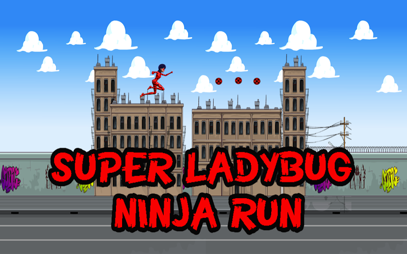 Super Ladybug Ninja Run **截图1