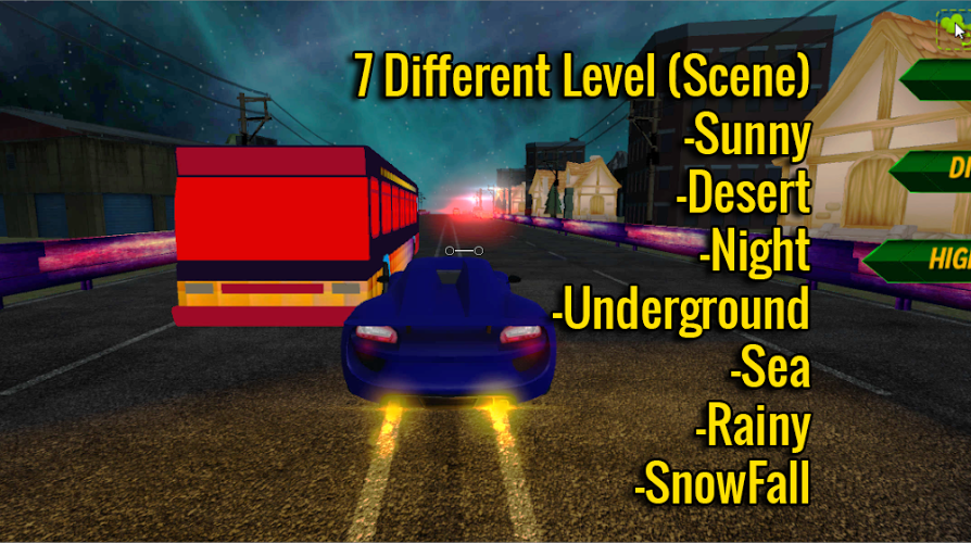 Traffic Highway Racer Speed 3D截图5