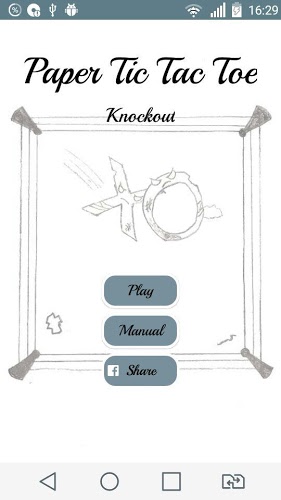 Paper Tic Tac Toe Knockout截图1