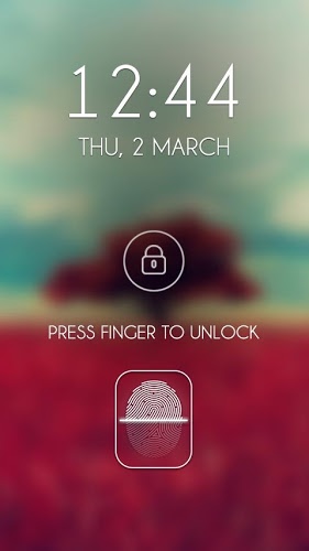 Fingerprint LockScreen Prank截图2