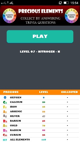 ELEMENTS CRUSH : A Trivia Quiz截图1