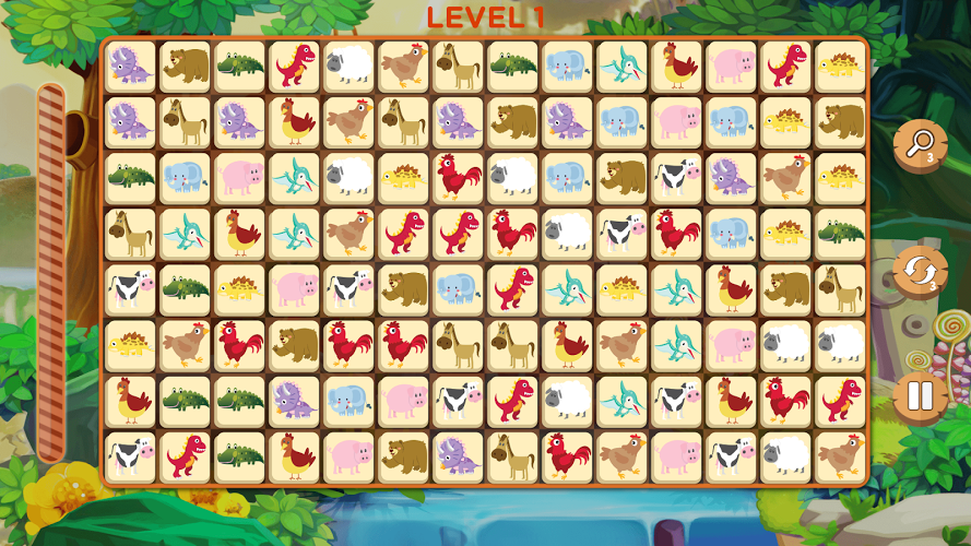 Onet Connect Jungle Animal截图1