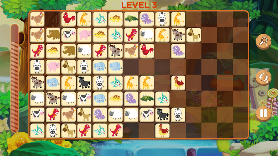 Onet Connect Jungle Animal截图2