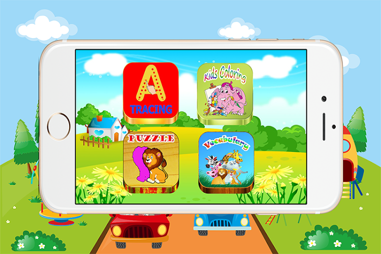 ABC Tracing and Puzzle Game截图1