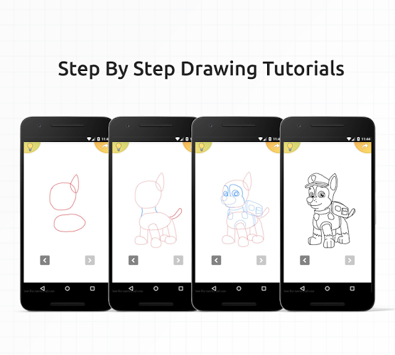 How To Draw Paw Patrol截图4