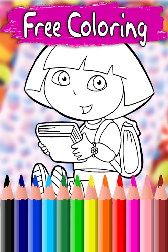 Coloring Book For Dora截图3