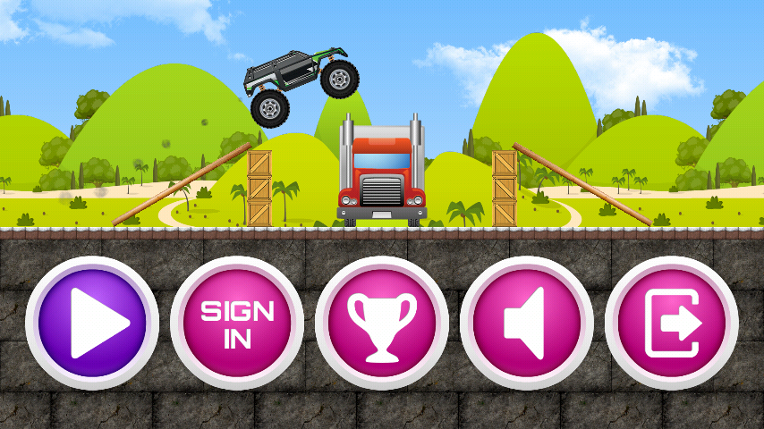 Monster Trucks Game For Kids 3截图1