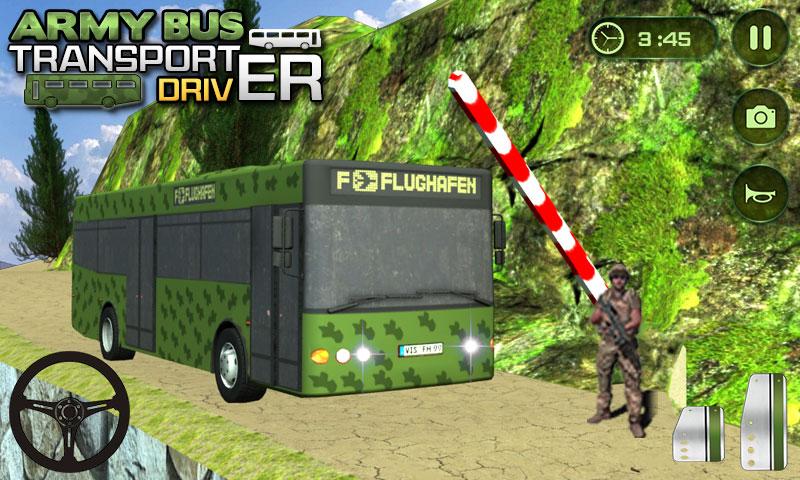 Army Bus Transporter Driver截图4