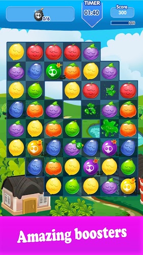 Candy fruit match 3 fruit game截图3