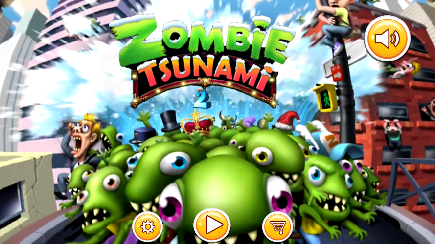 Zombie Apocalypse Tsunami 3D截图1