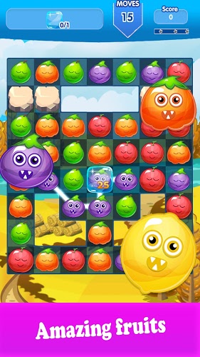 Candy fruit match 3 fruit game截图2