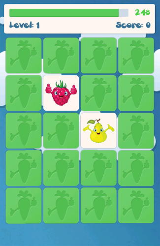 Fruits & Vegetables Nemory Game截图5