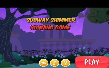 Subway Shimmer Running Game截图1