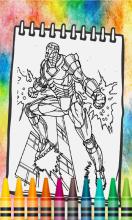 Super Iron Man Coloring Book截图2