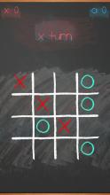 Tic Tac Toe On Blackboard截图2