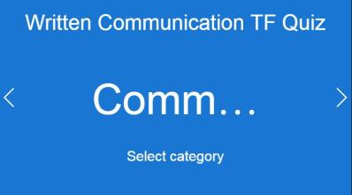 Written Communication TF Quiz截图1