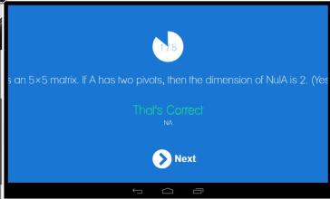 Square matrix quiz截图3
