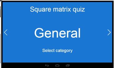 Square matrix quiz截图1