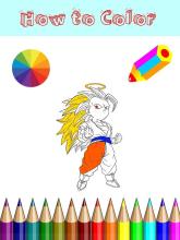 Coloring Super Saiyan God截图3