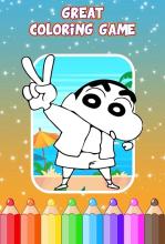 Shinchan Coloring Game截图1