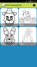 Five Nights Coloring Book FNAF截图2