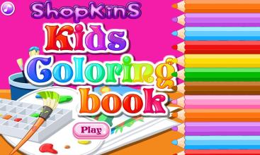 coloring book for shopking kid截图1