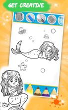 Mermaid Princess Coloring截图4