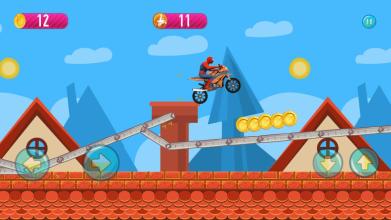 Super Hero - Spider Moto Bike截图5