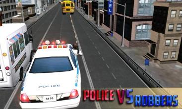 犯罪市警察车追逐 3D截图1