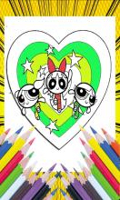 Power Girls Coloring Book截图4