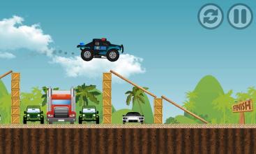 Police Monster Truck Racing截图1