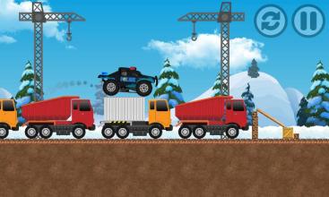 Police Monster Truck Racing截图2