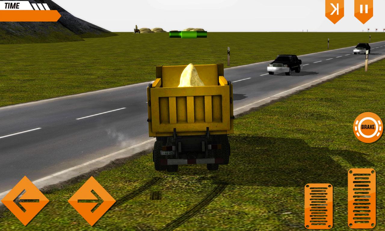 Construction Truck Hill Sim截图1