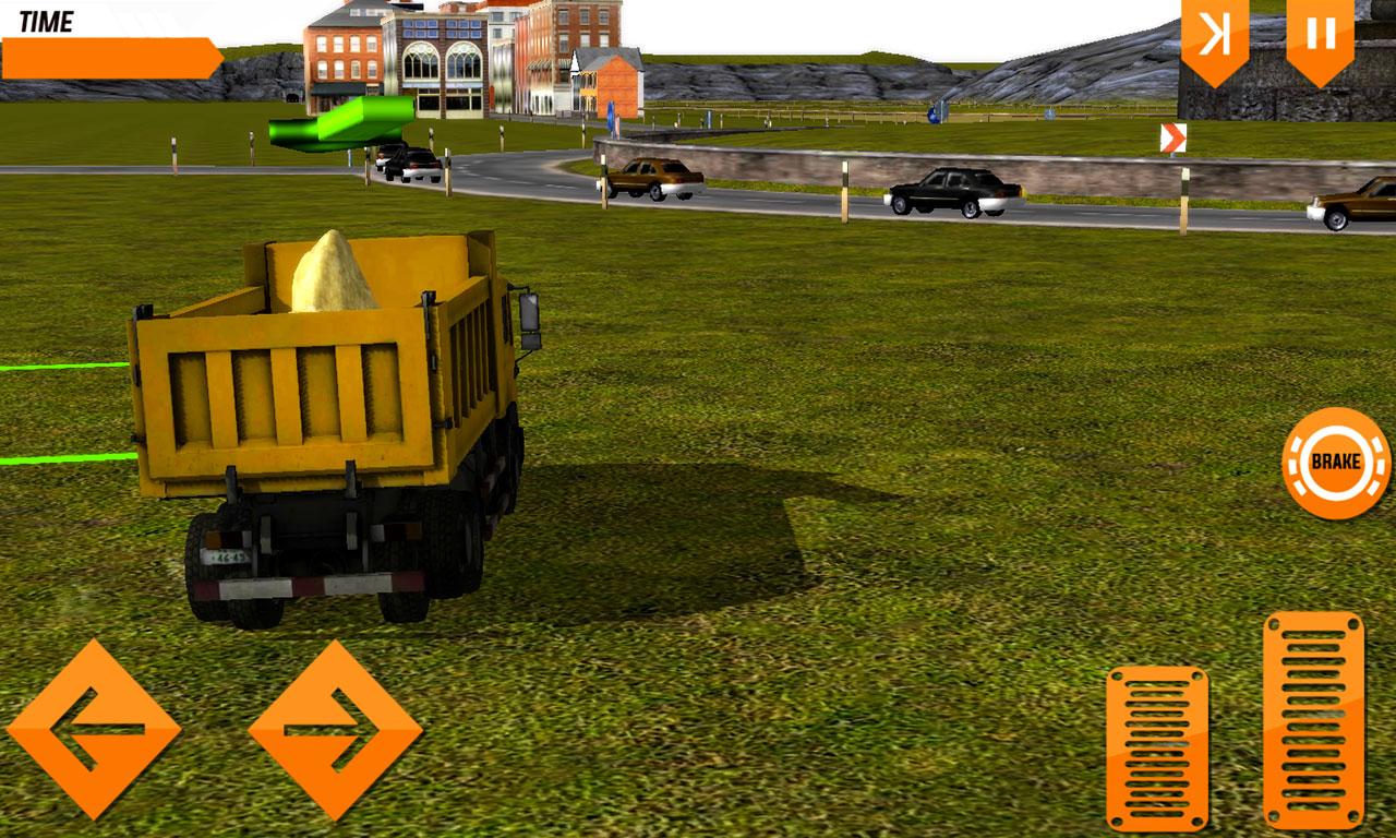 Construction Truck Hill Sim截图3