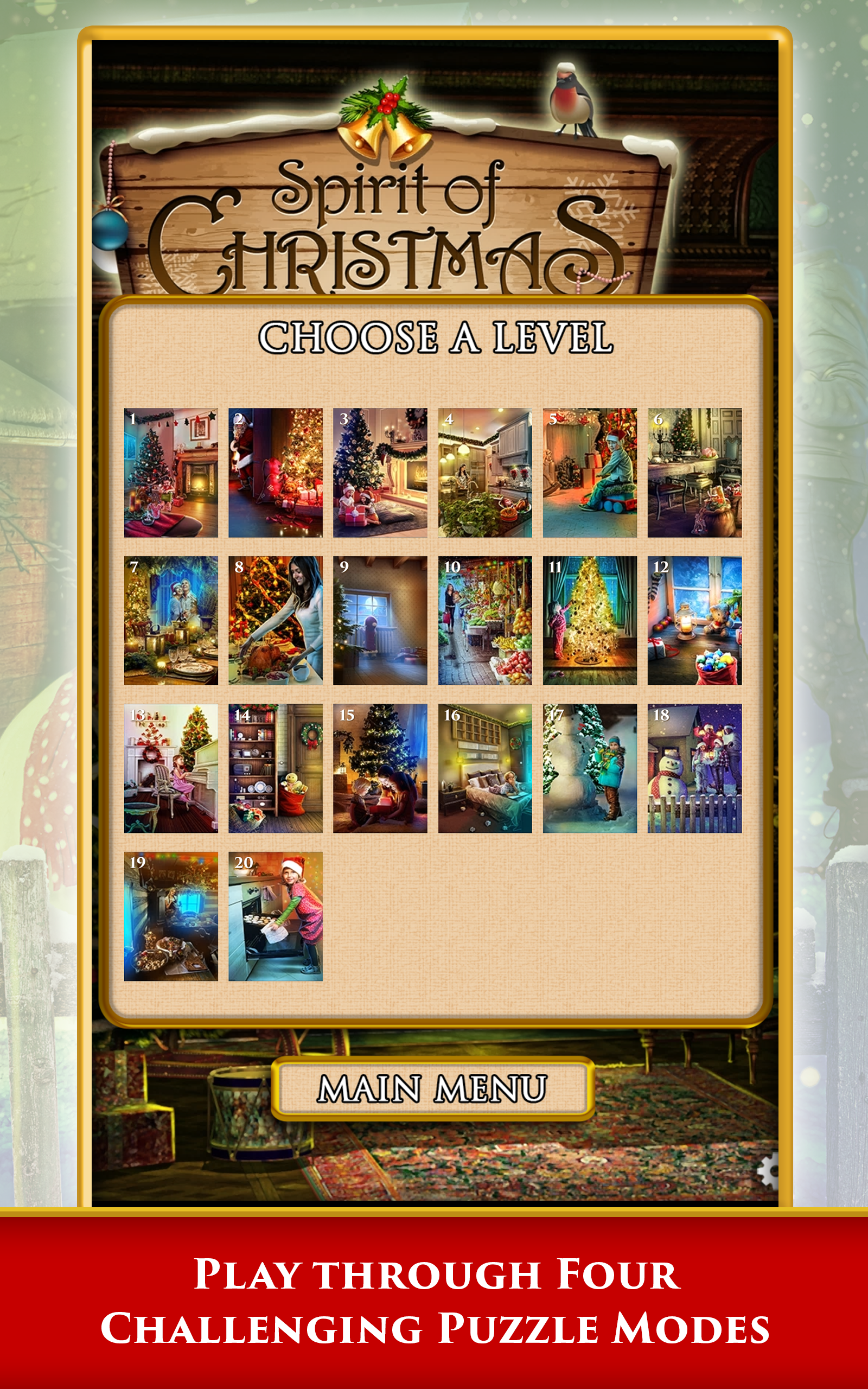 Hidden Scenes Christmas Puzzle截图4